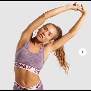 Gymshark Flex Ruby Marl/Blush Sports bra